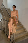 OUDE WAAG sheepskin ninja high heel OW-23SS-FT02 coffee color